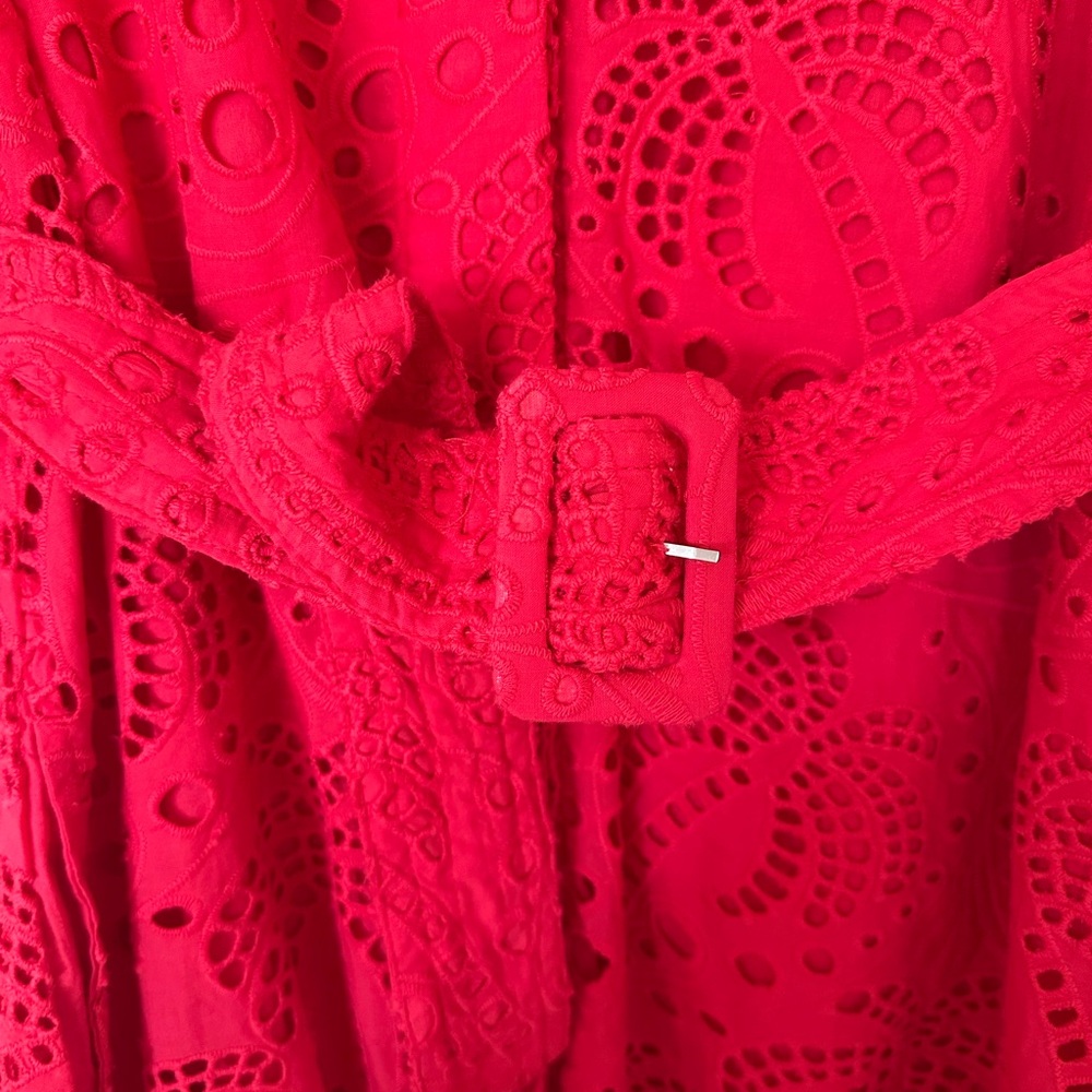 FARM Rio Red Lace Dress - Picture 5 of 6